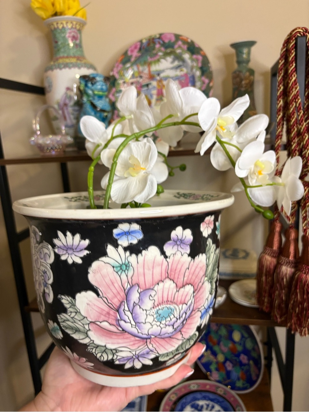 Hand-painted Chinese Planter